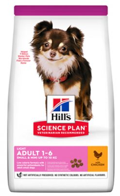 Hill’s canine light small & mini chiken