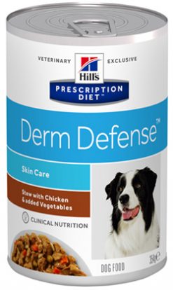 Hill's prescription diet canine derm defense skin care stew 354 gr