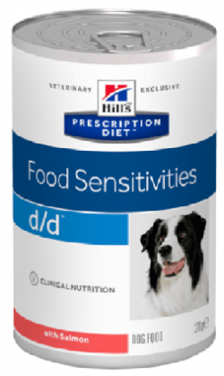 Hill's prescription diet canine d.d salmon & rice food sensitivities 370 gr