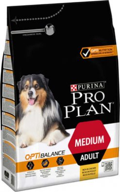 Pro plan adult medium chicken 3 kg