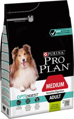 Pro plan adult medium sensitive digestion 3 kg