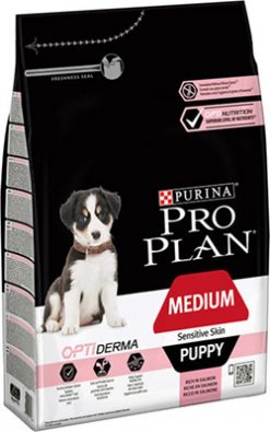 Pro plan puppy medium sensitive skin 3 kg