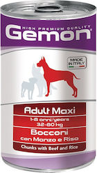 gemon dog chunks adult maxi beef