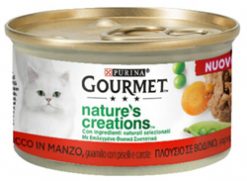 Purina gourmet nature's creations με βοδινό 85 gr