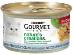 Purina gourmet nature's creations με ψάρια ωκεανού 85 gr