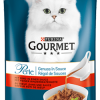 Purina gourmet perle φιλετάκια "θρίαμβος της σάλτσας" βοδινό 85 gr