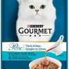 Purina gourmet perle φιλετάκια "θρίαμβος της σάλτσας" τόνος  85 gr