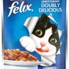 Purina felix doubly delicious σολομός & σαρδέλα 100 gr