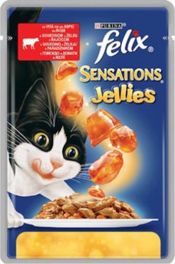 Purina felix sensations βοδινό - ντομάτα 100 gr