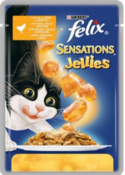 Purina felix sensations κοτόπουλο- καρότο 100 gr