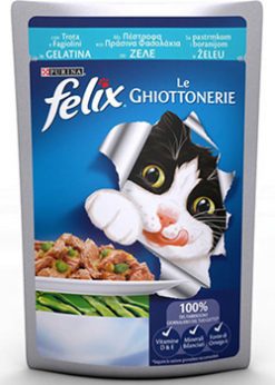 Purina felix πέστροφα & πράσινα φασολάκια 100 gr