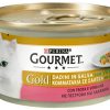 Purina gourmet gold με κομμάτια πέστροφα & λαχανικά 85 gr