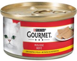 Purina gourmet mους duck & chicken 195 gr