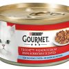 Purina gourmet με κομμάτια πέστροφας και σολομού 195 gr