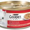 Purina gourmet με κομμάτια σολομού και σπανάκι 195 gr